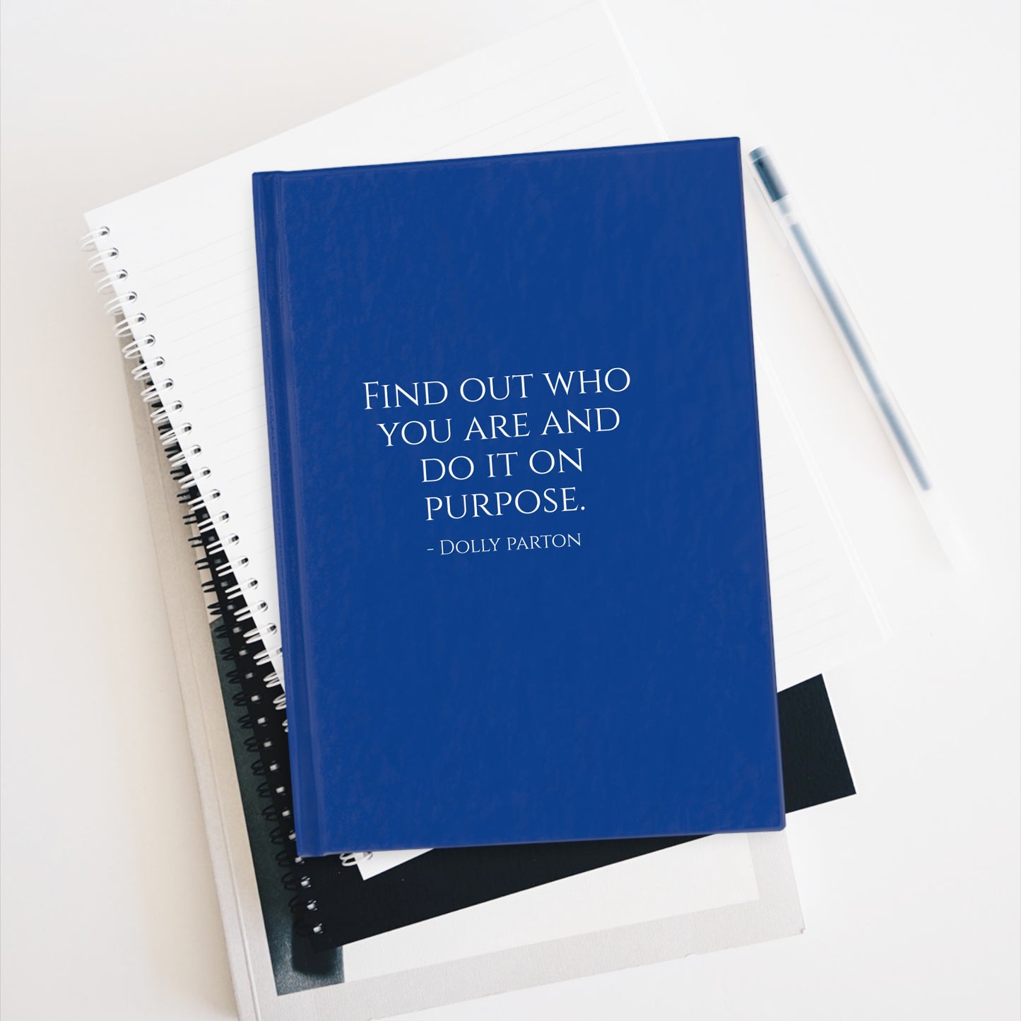 Find Out Who You Are and Do It on Purpose Sketch Journal