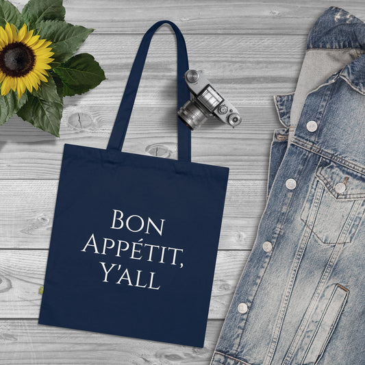 Bon  Appétit,  Y'all Cotton Tote Bag